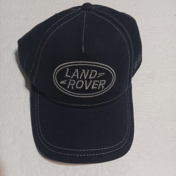 Land Rover OSFA Embroidered Hat/Cap Unisex Navy Blue/Silver - Picture 2 of 9